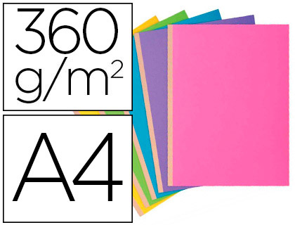CHEMISE EXACOMPTA ROCK DOS TOIL 240X320MM 320G SOUFFLET COLORIS ASSORTIS LOT 10 UNITS