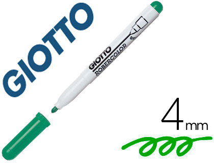 MARQUEUR GIOTTO ROBERCOLOR EFFAABLE TABLEAU BLANC POINTE MEDIUM OGIVE 4 MM COLORIS VERT