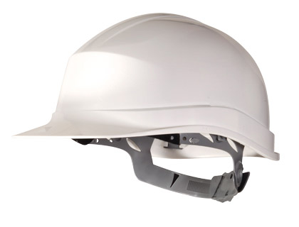 CASQUE DELTAPLUS CHANTIER ZIRCON 1 POLYTHYLNE SERRAGE GLISSIRE +50C/-10C ISOLEMENT LECTRIQUE COLORIS BLANC