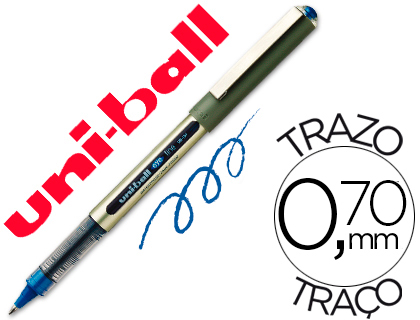 ROLLER UNIBALL UB-157 EYE CRITURE MOYENNE 0.5MM DOUBLE NIVEAU ENCRE LIQUIDE VISIBLE RGULATEUR DBIT COLORIS BLEU