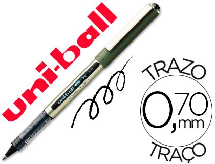ROLLER UNIBALL UB-157 EYE CRITURE MOYENNE 0.5MM DOUBLE NIVEAU ENCRE LIQUIDE VISIBLE RGULATEUR DBIT COLORIS NOIR
