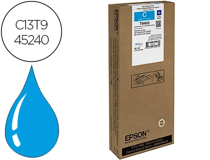 CARTOUCHE EPSON JET D'ENCRE T945 WORKFORCE PRO WF C5210DW/C5290DW/C5710DWF/C5790DWF COULEUR CYAN 5000P