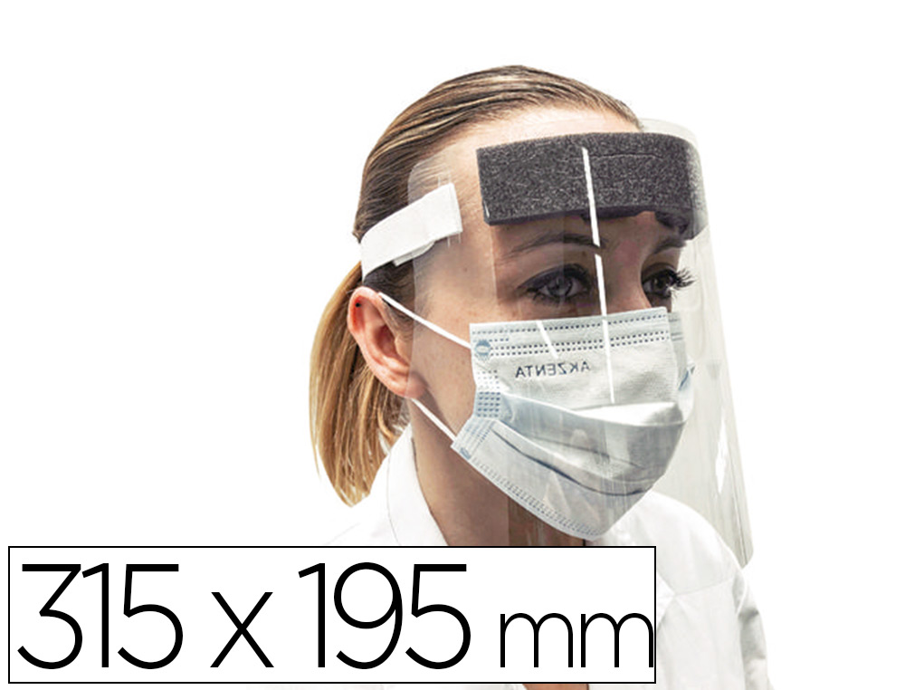 VISIERE EXACOMPTA DE PROTECTION INDIVIDUELLE EN    POLYCARBONATE MESURES:        315X195 MM