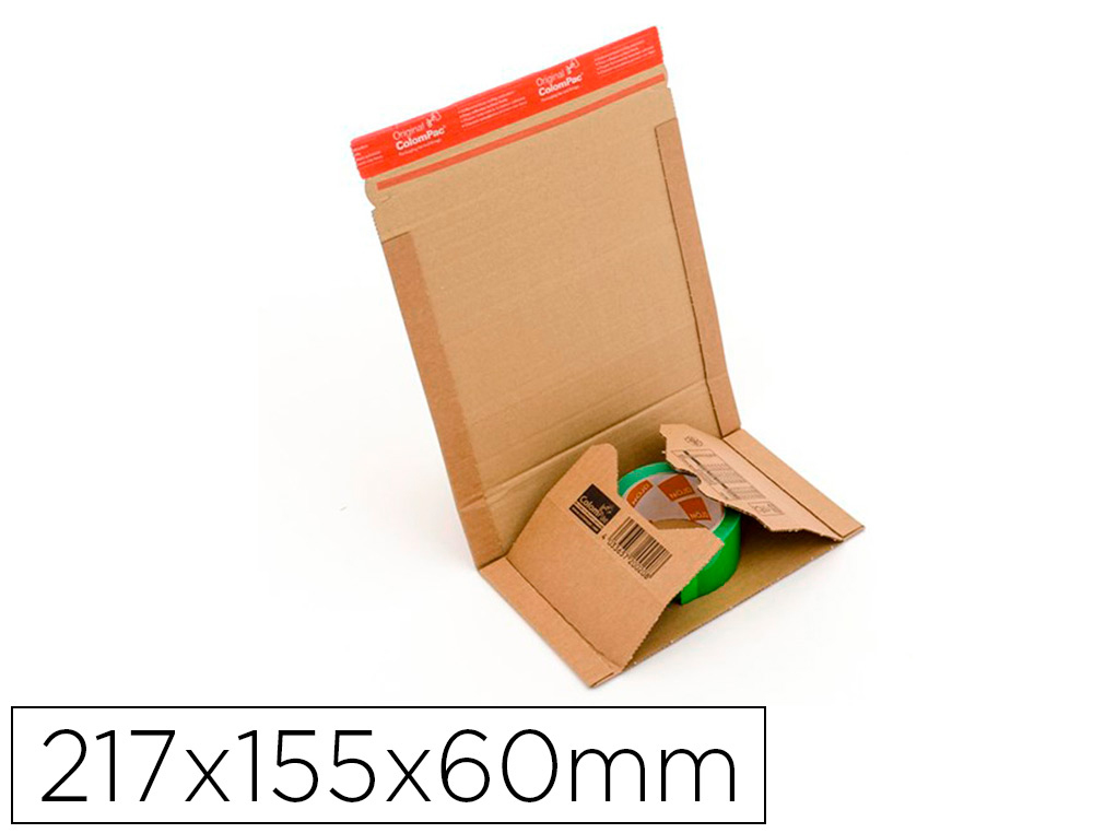 ETUI EXPEDITION COLOMPAC KRAFT UNIVERSEL BRUN          217X155X60MM