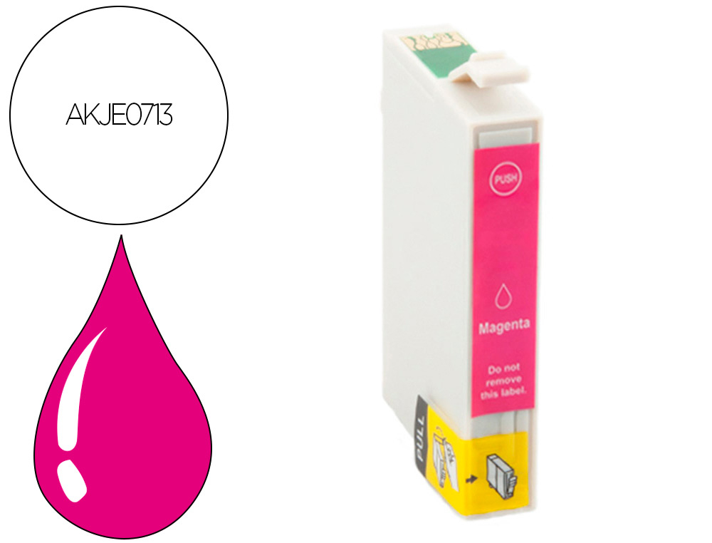 CARTOUCHE HYPERBURO JET ENCRE COMPATIBLE EPSON T0713/893