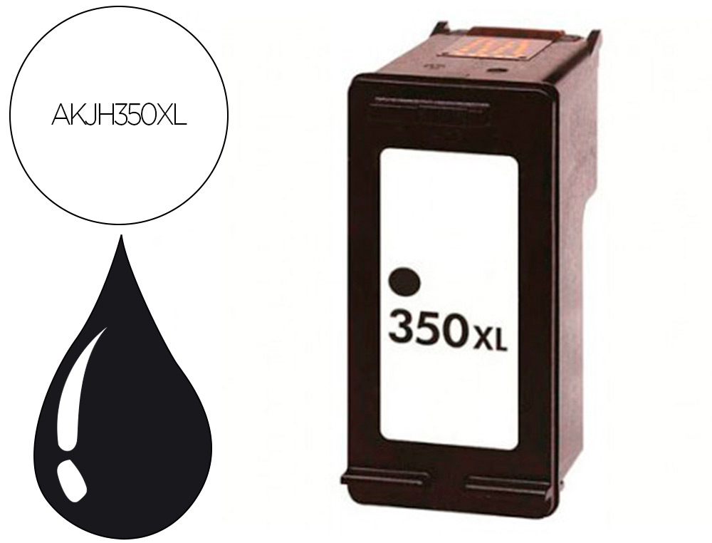 CARTOUCHE HYPERBURO JET ENCRE COMP HP 350XL BK