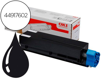 TONER LASER OKI 44917602 POUR B431/MB491XXL COULEUR NOIR 12000P
