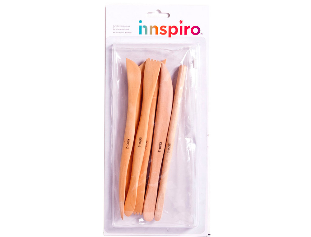 SET 6 EBAUCHOIRS POUR P TES ASSORTIS 21CM  AVEC TROUSSE   DE RANGEMENT