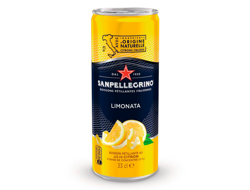 EAU GAZ SAN PELL LIMONA SLIM CAN 33CL/24