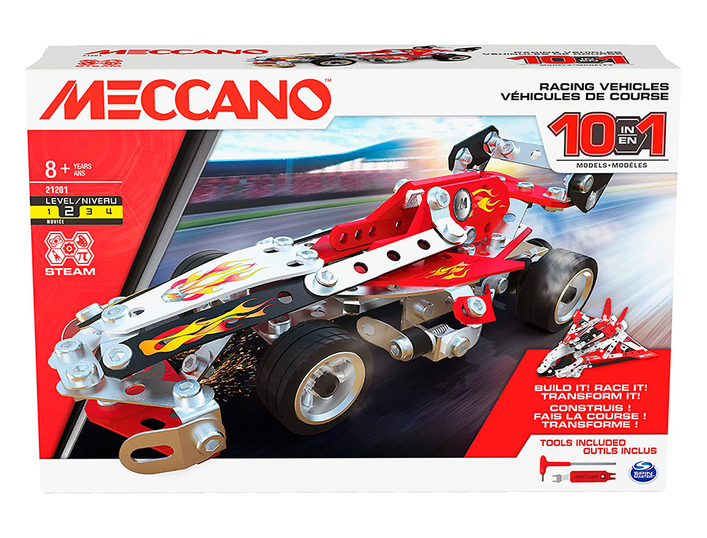 JEU DE CONSTRUCTION MECCANO VOITURES DE COURSE 10 MOD LES 225 PI CES