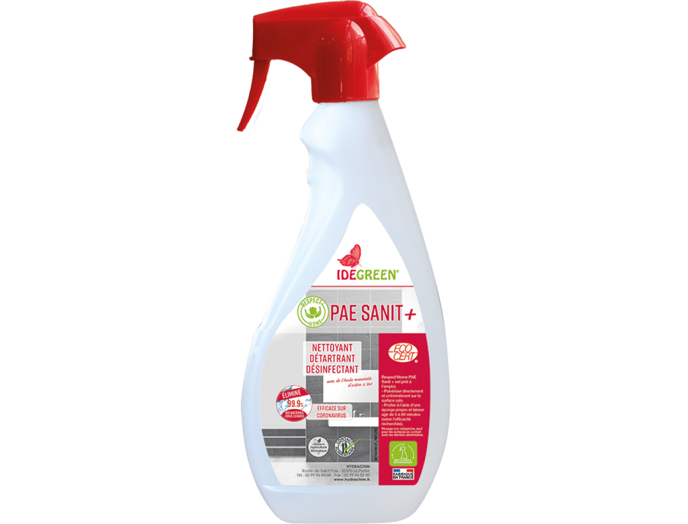 NETTOYANT COLDIS DETARTRANT DESINFECTANT SANITAIRE PAE    ECOCERT SPRAY 750ML