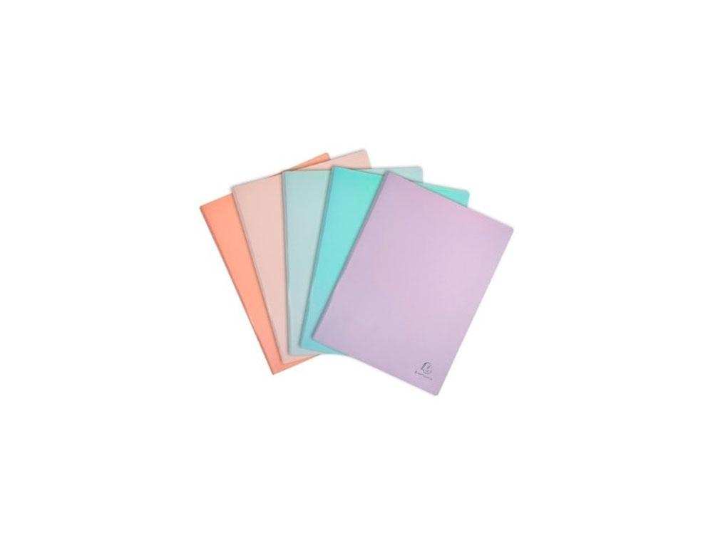 PORTE-VUES EXACOMPTA SOUDES PP A4 40 VUES COLORIS         ASSORTIS