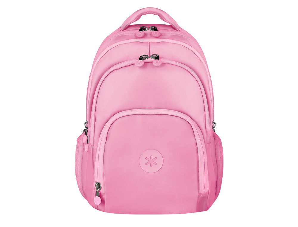 SAC A DOS ANTARTIK 3 COMPARTIMENTS MODELE FUSION   FLEX 19L 450X160X300MM        COLORIS ROSE