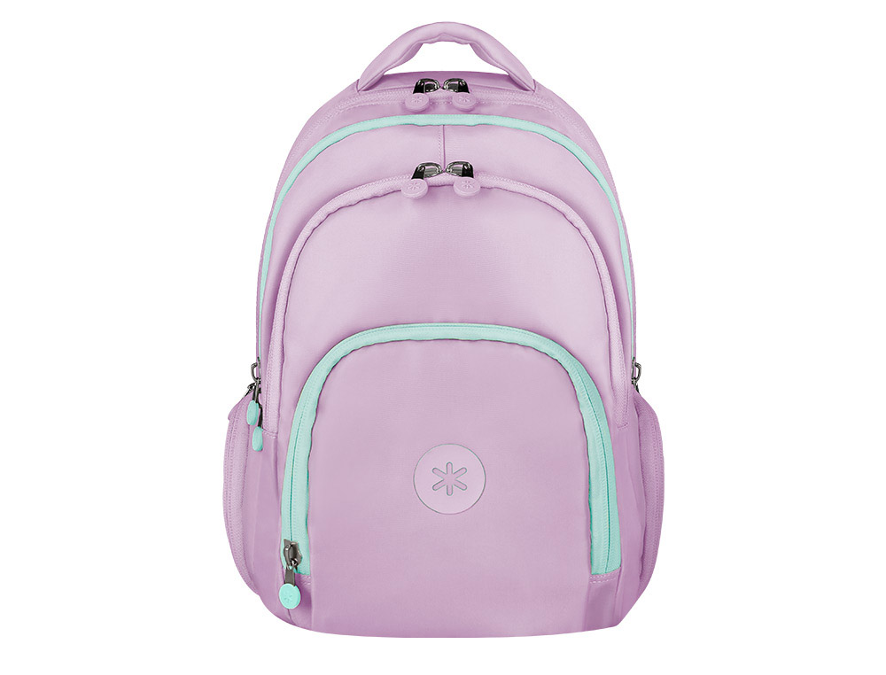 SAC A DOS ANTARTIK 3 COMPARTIMENTS MODELE FUSION   FLEX 19L 450X160X300MM        COLORIS LILAS