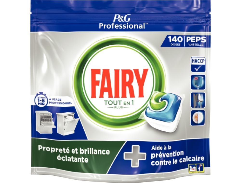 DETERGENT FAIRY DOSETTE LAVE-VAISSELLE 3 EN 1 PAQUET  140 CAPSULES