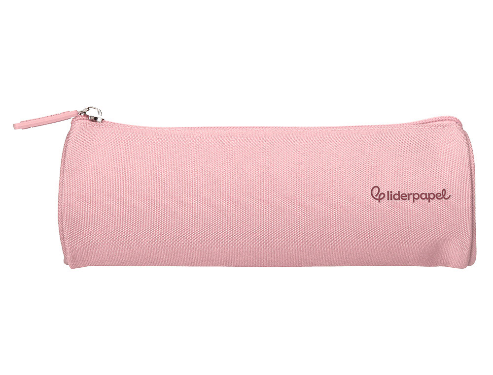 FOURRE-TOUT LIDERPAPEL ROND 21X7CM COLORIS ROSE
