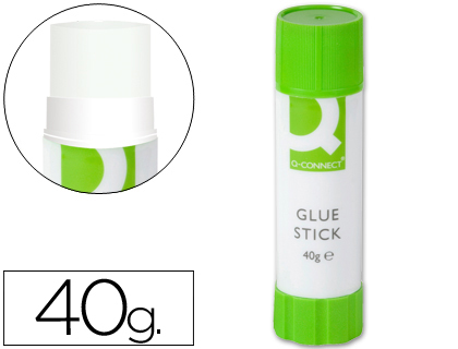 COLLE BLANCHE Q-CONNECT USAGE SCOLAIRE BUREAU TOUT TYPE DE PAPIER BTON 40G