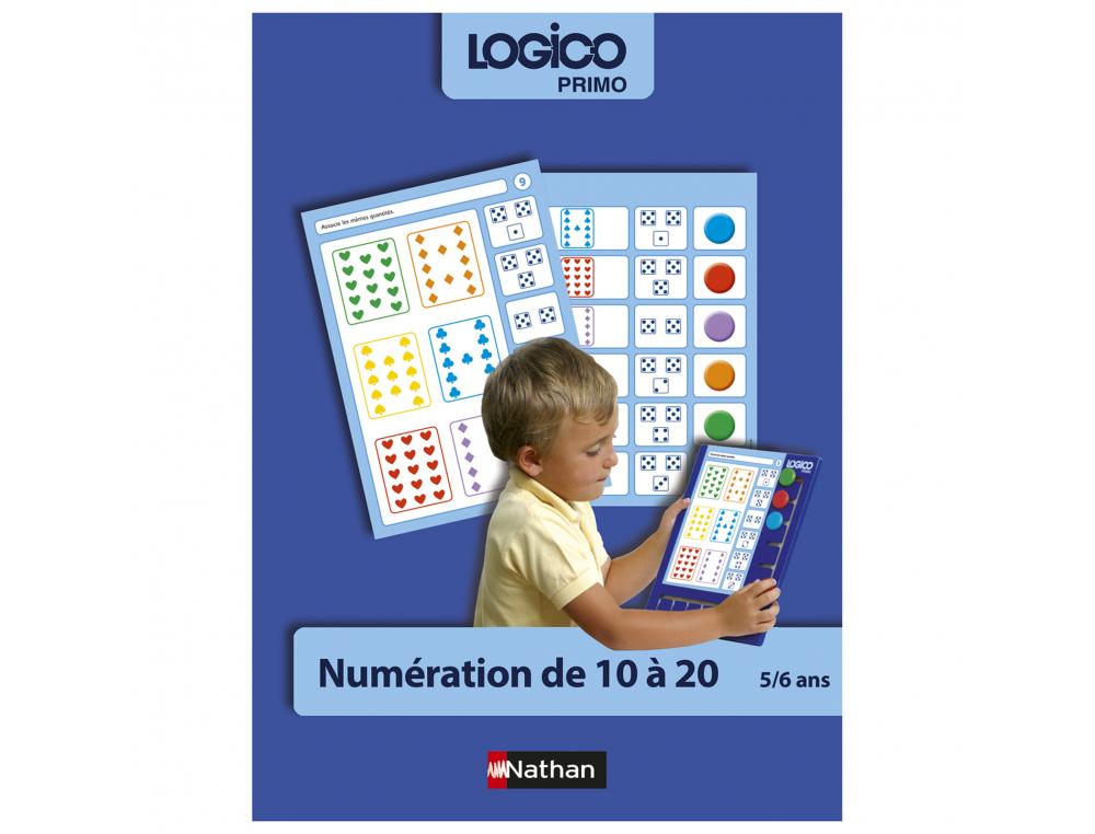 JEU AUTOCORRECTIF LOGICO PRIMO NATHAN NUMERATION GS
