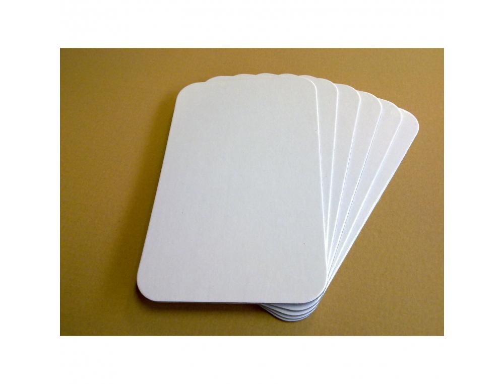 LOT DE 6 TABLEAUX CARTON FERREUX SEPP MAGNETIQUES      COLORIS BLANCS