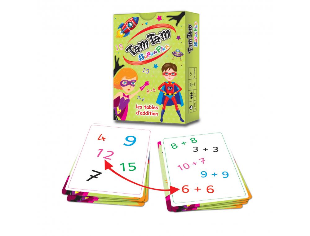 JOUER AVEC LES CHIFFRES AL LUDIS TAM TAM SUPERPLUS 3     FACONS INTERET PEDAGOGIQUE    DEVELOPPE LE CALCUL MENTAL ET