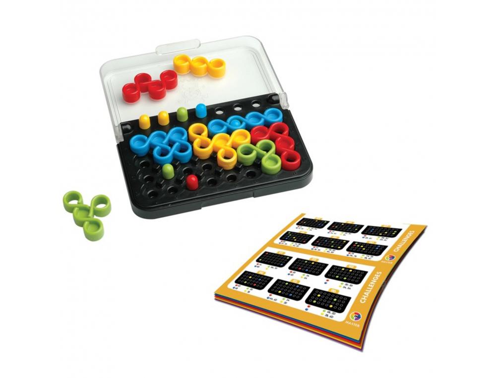 LOGIQUE REFLEXION SMART IQ TWIST PICOTS A PLACER 8       PIECES DE PUZZLE 100 DEFIS 5  NIVEAUX DE DIFFICULTES 1