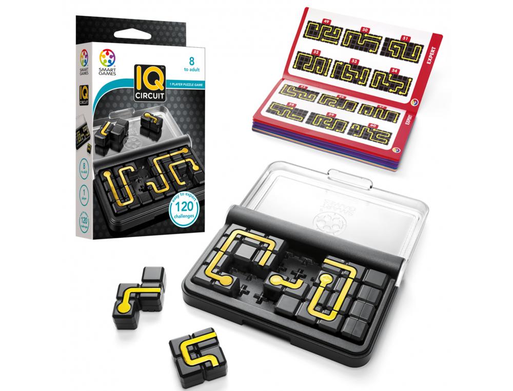 LOGIQUE ET REFLEXION SMART IQ CIRCUIT RECONSTITUER CIRCUIT  120 DEFIS 5 NIVEAUX PROPOSES  10 PIECES 1 COFFRET JEU 1