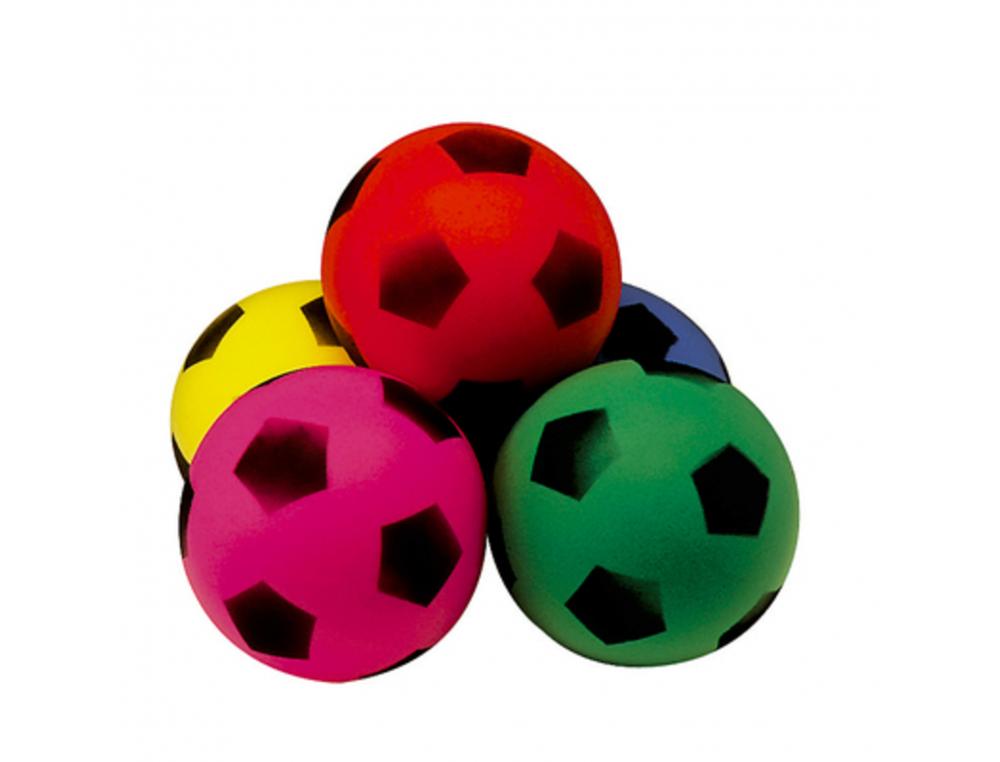 BALLONS DE FOOTBALL EN MOUSE FIRST LOISIRS 12 CM 40G