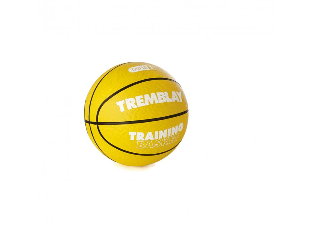 BALLON DE BASKET CAOUTCHOUC TRES RESISTANT GRAINE TAILLE  3