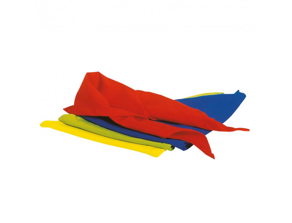 FOULARD TRIANGULAIRE TREMBLAY 85X64X64CM COLORIS JAUNE LOT  6 UNITES