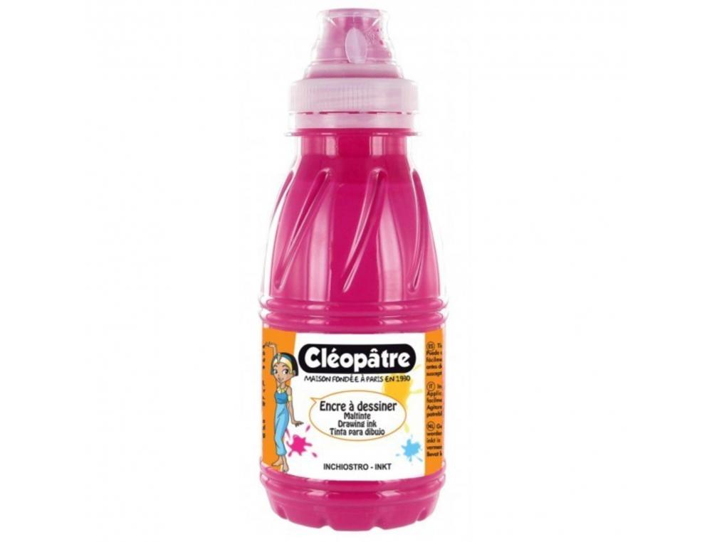 ENCRE A DESSINER CLEOPATRE DILUABLE A L EAU              MULTISUPPORTS FLACON DE 250   ML COLORIS ROSE