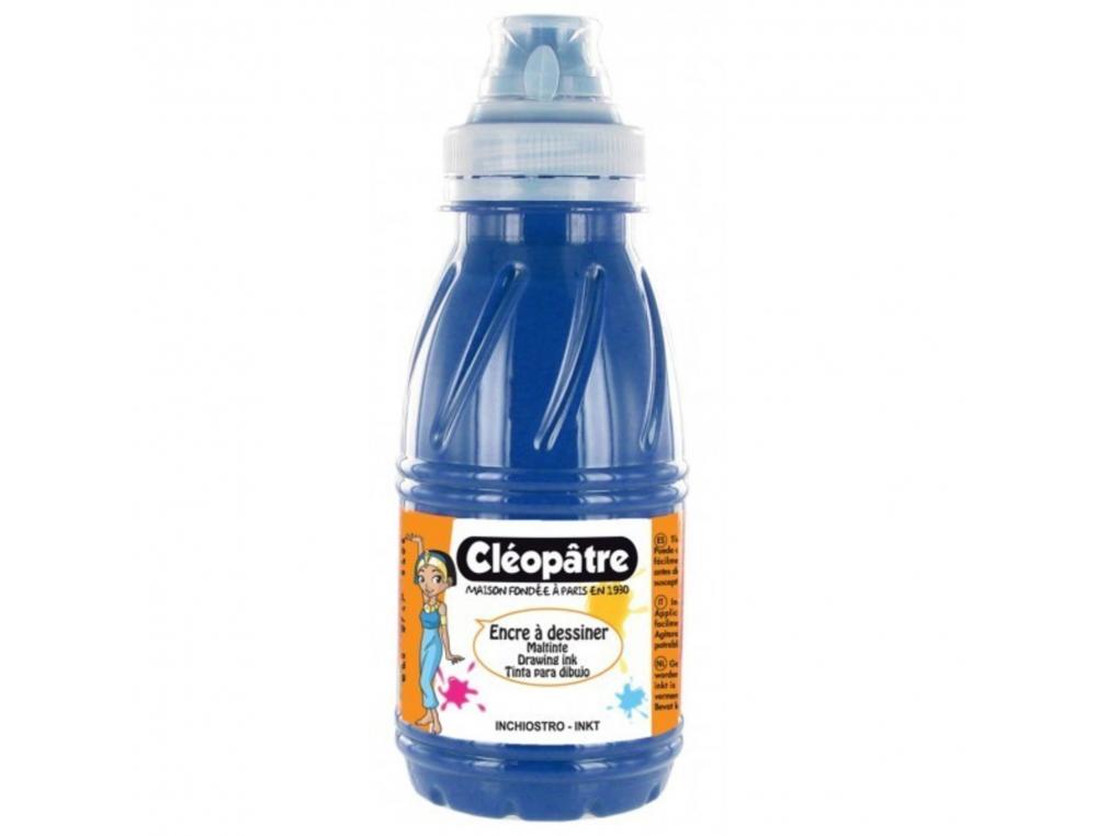 ENCRE A DESSINER CLEOPATRE MULTISUPPORTS DILUABLE A L    EAU FLACON DE 500 ML COLORIS  BLEU OUTREMER