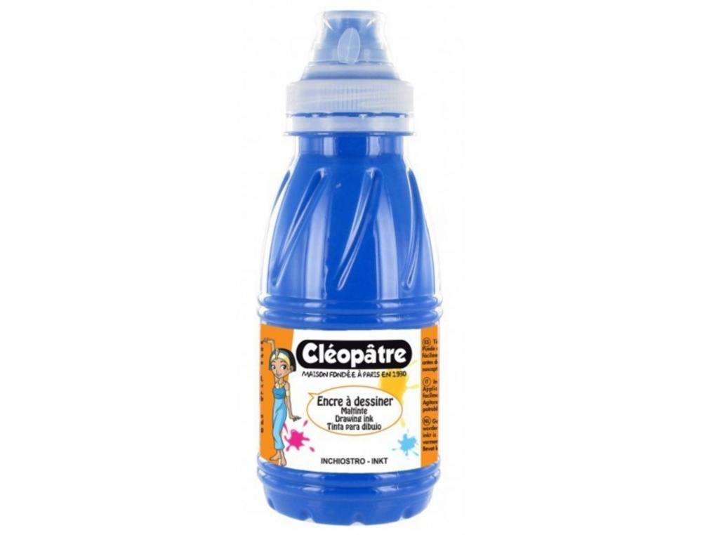ENCRE A DESSINER CLEOPATRE MULTISUPPORTS DILUABLE A L    EAU FLACON DE 500 ML COLORIS  BLEU CLAIR