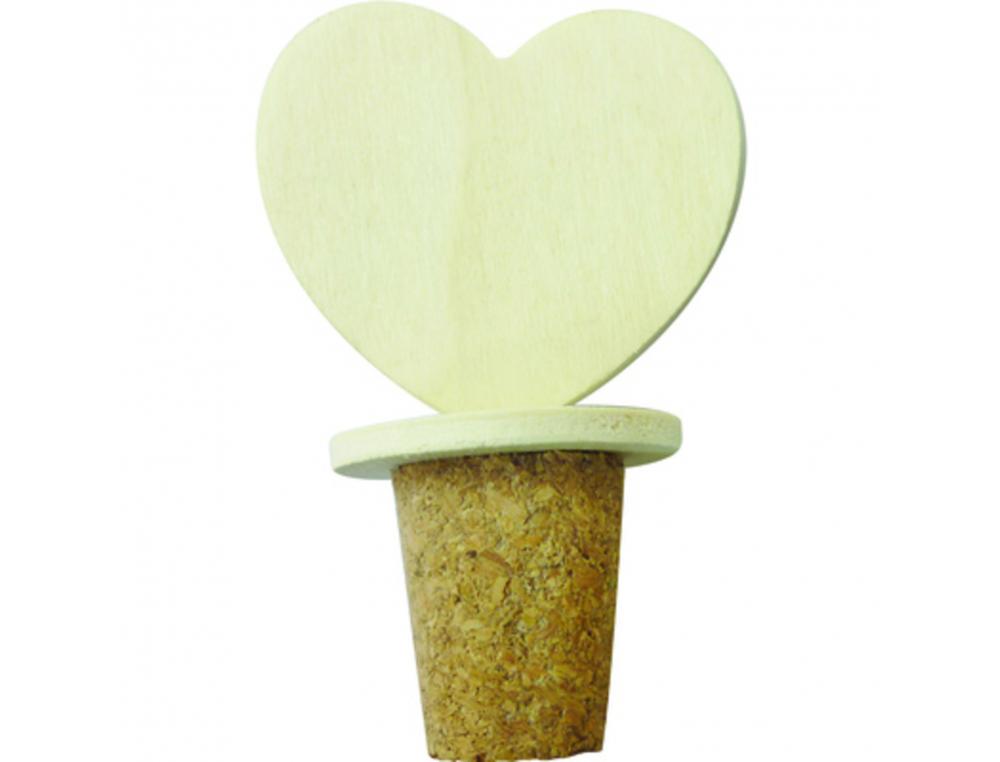 BOUCHON DE BOUTEILLE GRAINE CREATIVE EMBOUT CUR 5X3X8CM  A DECORER