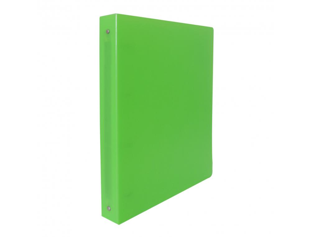 CLASSEUR SOUPLE 4 ANNEAUX POLYPRO OFFICE PLAST 32X26,8  CM DOS 40MM COLORIS VERT
