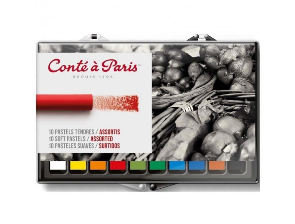PASTEL TENDRE CONTE A PARIS COLORIS ASSORTIS BOITE 10     UNITES