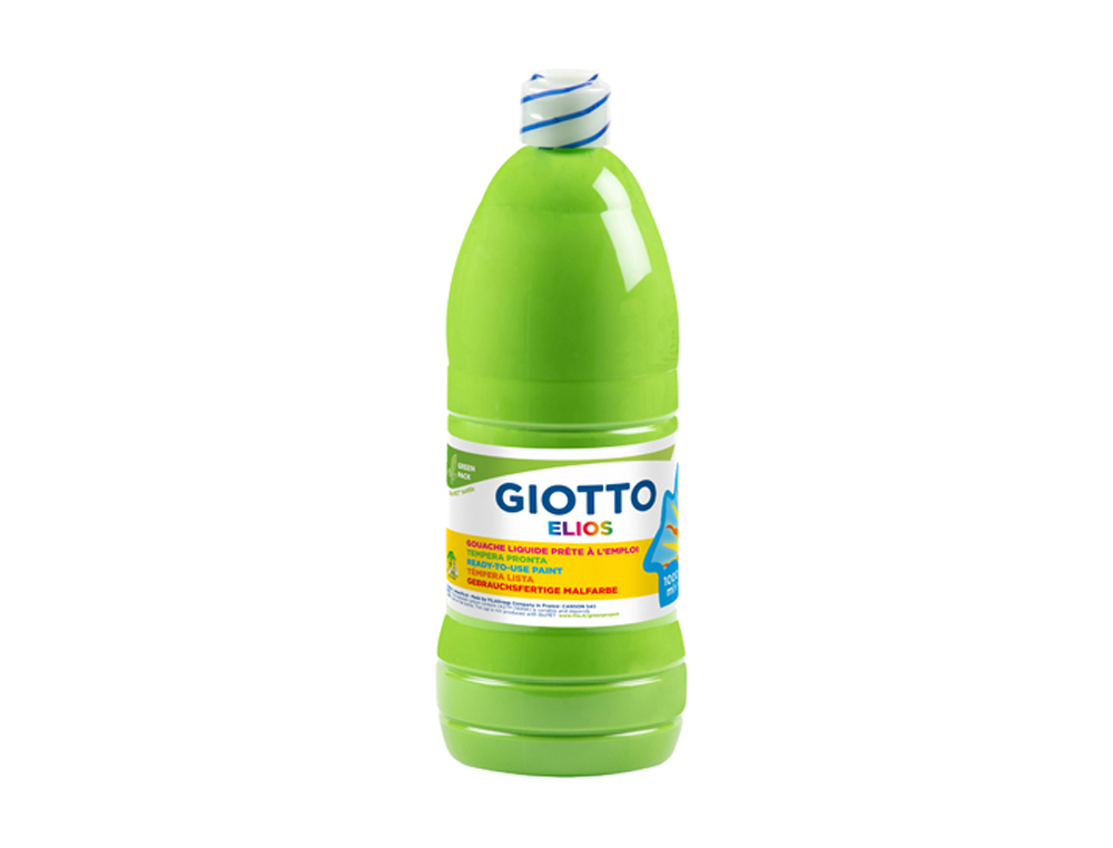 GOUACHE GIOTTO ELIOS FLACON 1L COLORIS VERT CLAIR