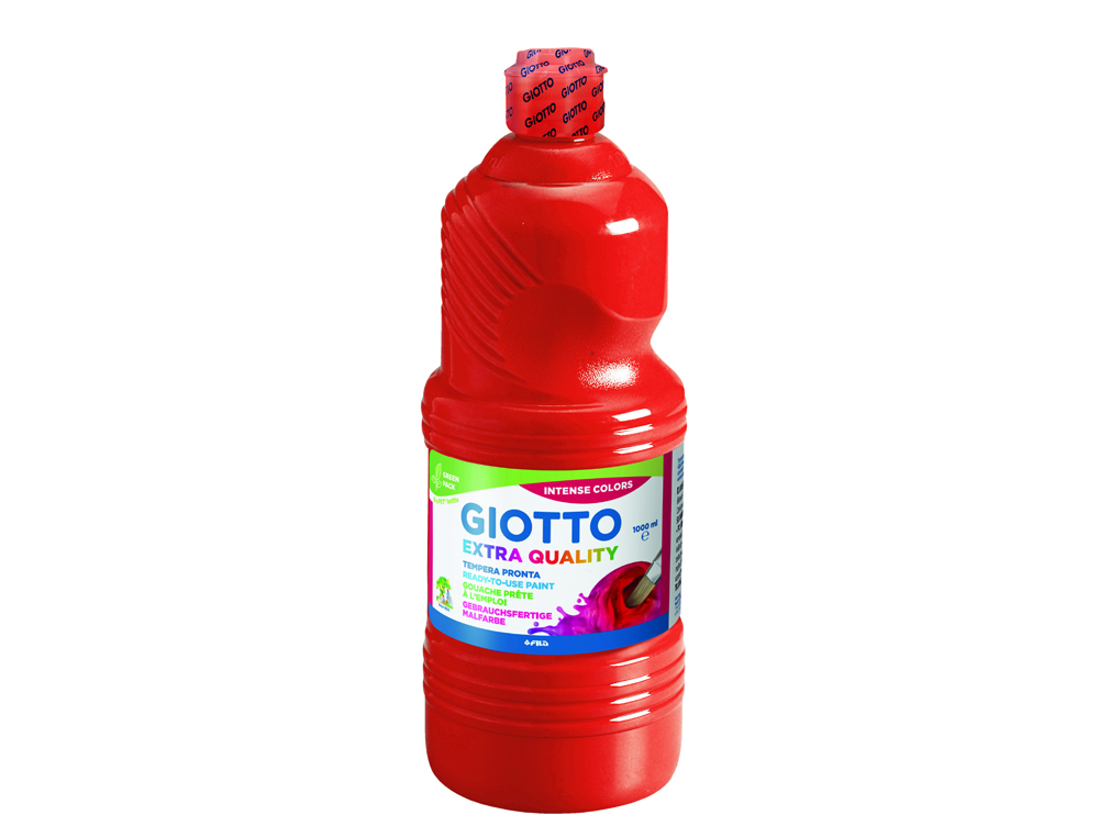 GOUACHE GIOTTO FLACON 1L COLORIS VERMILLON