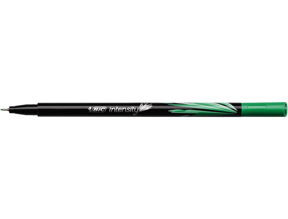 STYLO-FEUTRE BIC INTENSITY FINE POINTE BAGUEE 0,8MM      TRAIT 0,4MM VERT