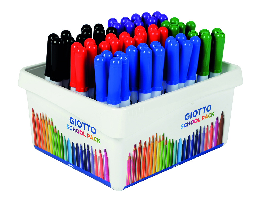 CLASSPACK FEUTRE ROBERCOLOR POINTE MOYENNE GIOTTO POUR    TABLEAU BLANC ODEUR NEUTRE    ECRITURE 2MM 60 UNITES