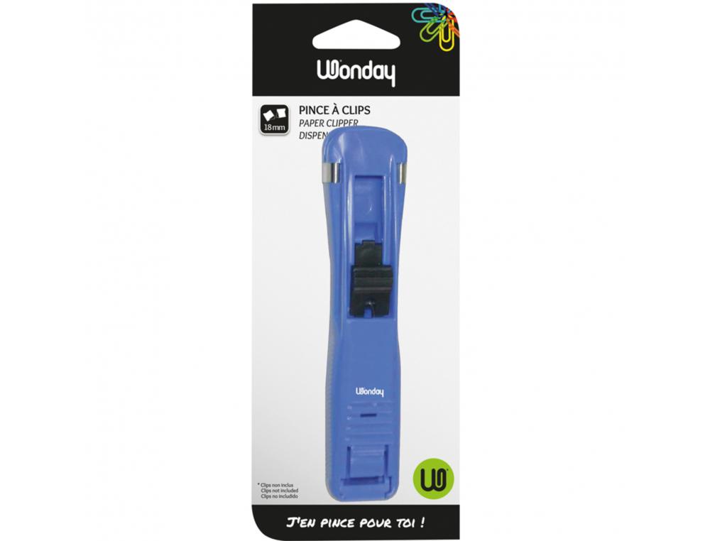 PINCE DISTRIBUTEUR DE CLIPS WONDAY CORPS PLASTIQUE CLIPS  18MM RELIER 2 A 50 FEUILLES