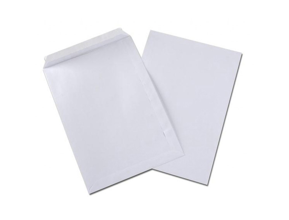 POCHETTES BLANCHES OXFORD AUTO ADHESIVES AVEC FERMETURE SECURISEE 229X324MM 250       UNITES