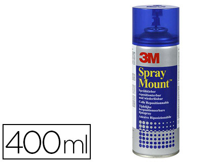 COLLE AROSOL 3M SPRAY MOUNT IDALE MONTAGES SUCCESSIFS REPOSITIONNABLE PUIS DFINITIF 400ML