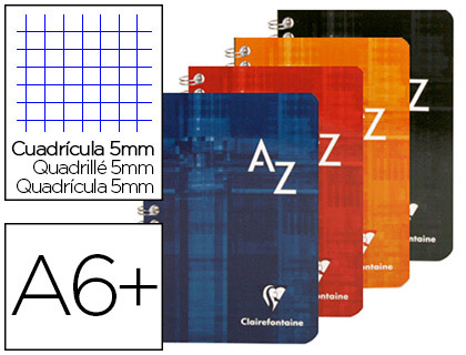 RPERTOIRE CLAIREFONTAINE RELIURE INTGRALE PAPIER VLIN VELOUT COUVERTURE LAVABLE 110X170MM 100 PAGES 90G 5X5MM