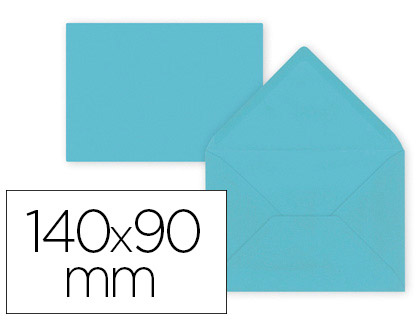 Boîte de 500 enveloppes élection recyclées bleues 90x140 80 g/m²