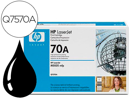 TONER LASER HP 70A Q7570A POUR LASERJET M5035/M5025 COULEUR NOIR 15000