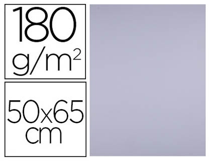 PAPIER CARTONNE LIDERPAPEL 50X65CM 180GR COLORIS LILAS