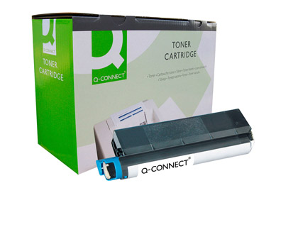 TONER LASER Q-CONNECT COMPATIBLE IMPRIMANTES OKI 42127408 COULEUR NOIR 5000P