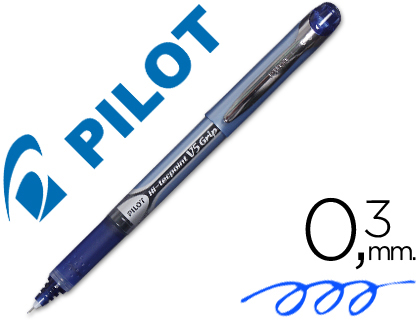STYLO PILOT V5 GRIP CRITURE FINE 0.3MM CLIP MTAL GRIP PRHENSION NIVEAU ENCRE LIQUIDE VISIBLE 1600M CRITURE BLEU
