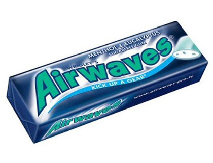 CHEWING-GUM AIRWAVES MENTHE/EUCALYPTUS 10 DRAGES