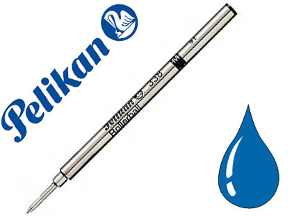 RECHARGE PELIKAN ROLLER ATX LARGEUR FINE COLORIS BLEU
